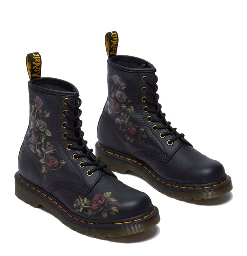 Dr Martens 1460z Pascal Decayed Roses Virginia Boots The Boot Company